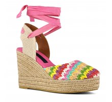 Colors of california Sandalo zeppa plateau in rafia
Multicolor