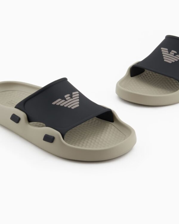 Ciabatte Beach in gomma Emporio Armani - immagine 5