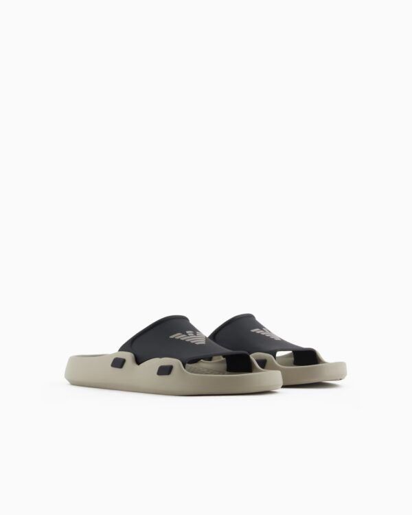 Ciabatte Beach in gomma Emporio Armani - immagine 2