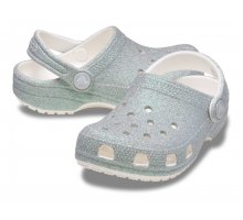 Classic Iridescent Glitter Clog K
Verde Acqua