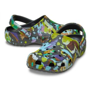 Classic Painted Floral Clog
Nero