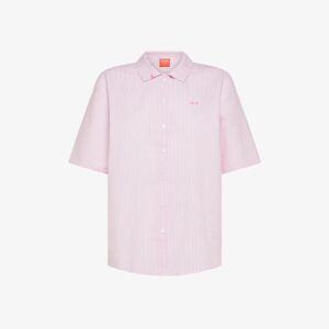 Bowling shirt stripes beach