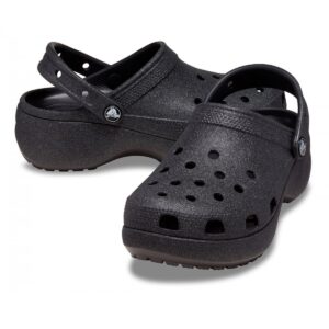 Platform clog Glitter
Black