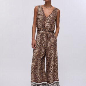 Tuta con stampa Animalier