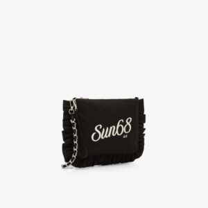 Pochette con rouches
Nero