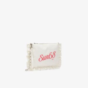 Pochette con rouches
Bianco
